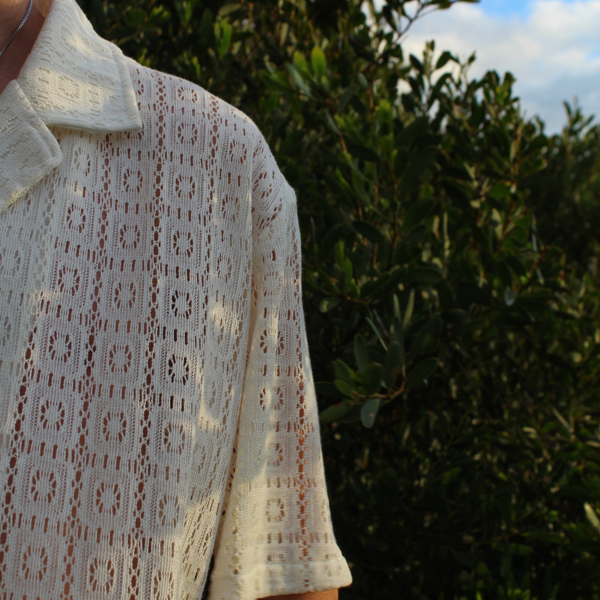 The Cream Cuban Button-Up