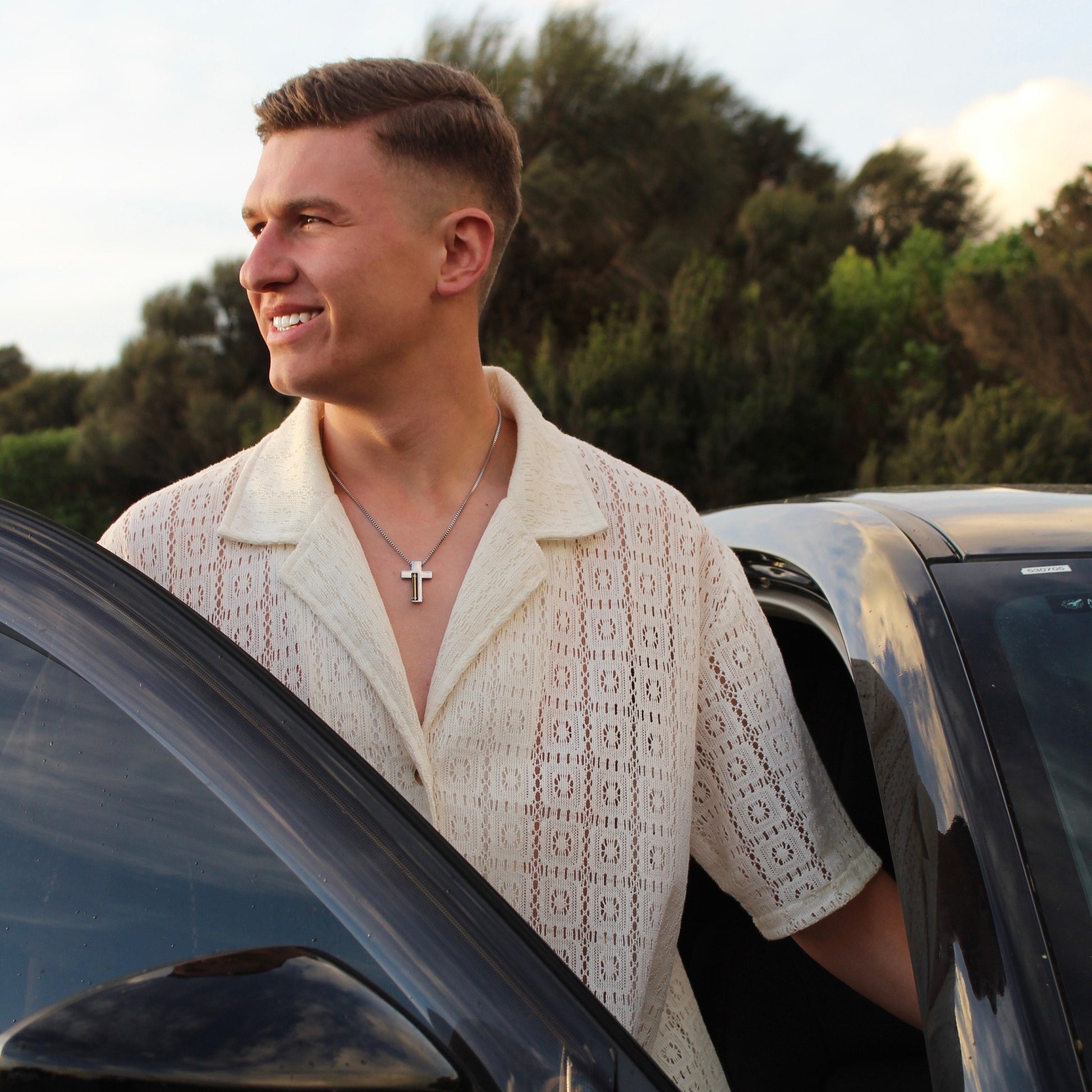 The Cream Cuban Button-Up